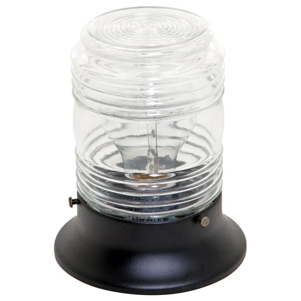 Boston Harbor HV-66919-BK3L Jelly Jar Porch Light Fixture Black Outdoor Lighting