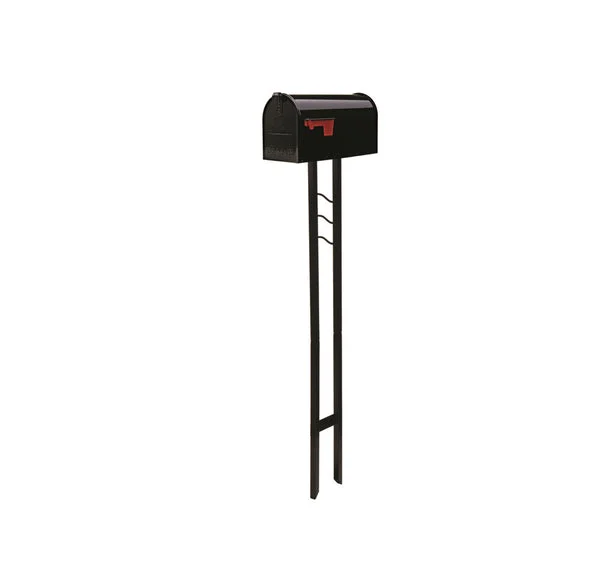 Gibraltar Mailboxes MC11KITBAM Mailbox-To-Go Post Mount Mailbox Black