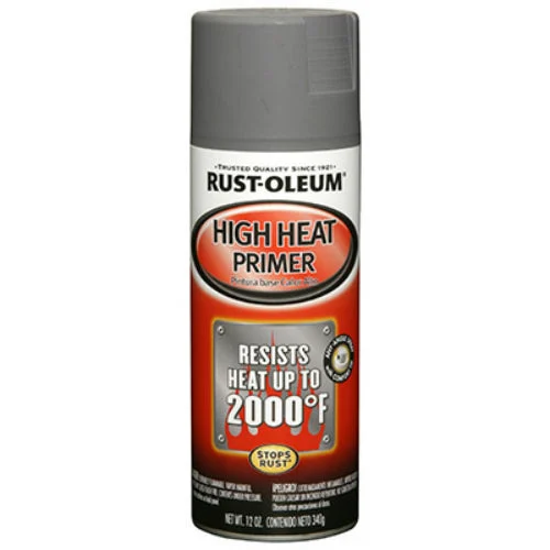 Rust-Oleum 249340 High Heat Primer Spray 12 Oz for Metal Surfaces