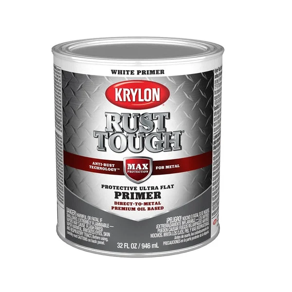 Krylon K09718008 Rust Tough Rust Preventative Brush-On Primer 1 Quart