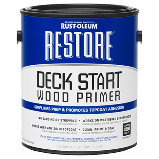 Rust-Oleum 287517 Restore Deck Start Wood Primer 1 Gallon
