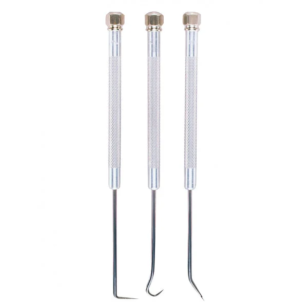 General Tools 862 High-Carbon Steel Probe Set 6-1/2 3-Piece for Inspection and Testing