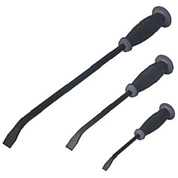 Master Mechanic JK180512 Mechanic Pry Bar Set Black 3-Piece for Automotive and Construction