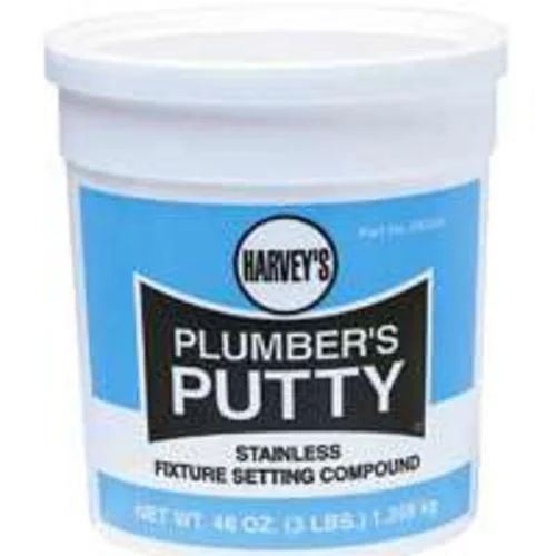 Harvey 043050 3Lb Stainless Plumbers Putty for Leak-Free Seals