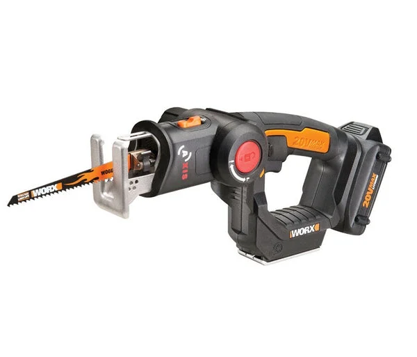 Worx WX550L Axis Cordless Reciprocating Saw and Jig Saw 3000 SPM
