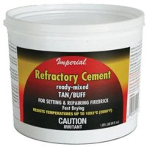 Imperial KK0308 128 Ounce Refractory Cement for Fireplace and Furnace Repairs