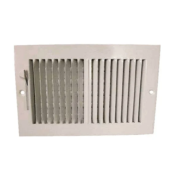 ProSource SW02-10X6 Sidewall Register Steel White 10x6 Inch HVAC Vent Cover