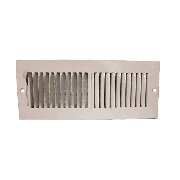 ProSource SW02-12X6 Sidewall Register Steel White 12x6 Inch HVAC Vent Cover