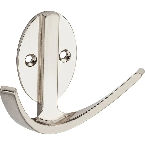 National Hardware N807-008 V8010 Modern Double Robe Hooks Antique Brass 3 Inch Bathroom Hooks