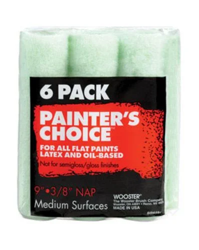 Wooster R959-9 Painter's Choice Roller Cover 9" x 3/8" for Smooth Painting