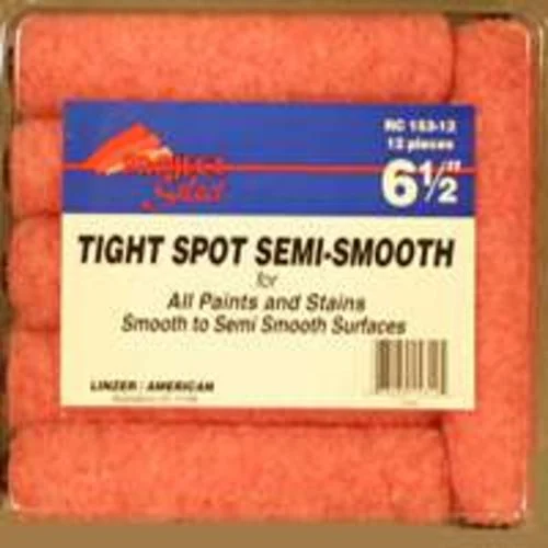 Linzer RC153-12 Paint Roller Cover Set 6-1/2 Inch 12 Pack for Smooth Painting