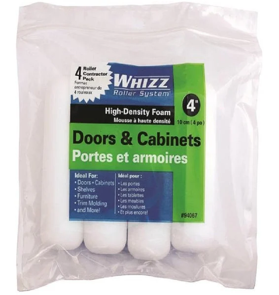 Whizz 94067 High Density Roller Refill 4 Inch Paint Roller