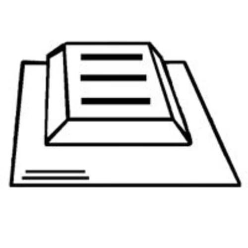 L L Building Products IR65WW Resin Slant Back Roof Louver for Ventilation