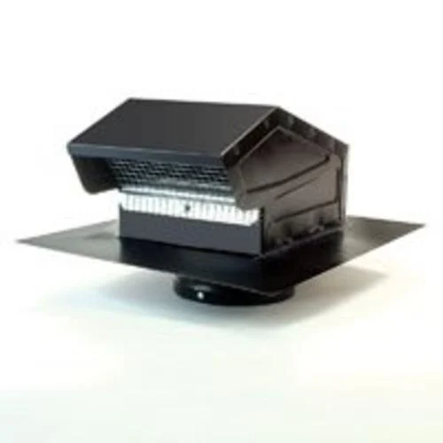 MasterFlow 12GNV4B Goose Neck Vent 4 Inch Black Roof Ventilation