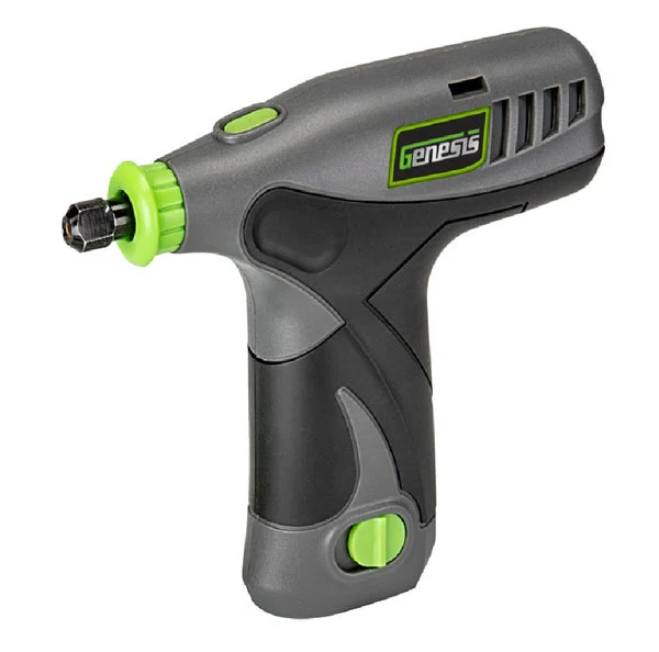 Genesis GLRT08B-65 8V Lithium-Ion Rotary Tool Kit with Accessories