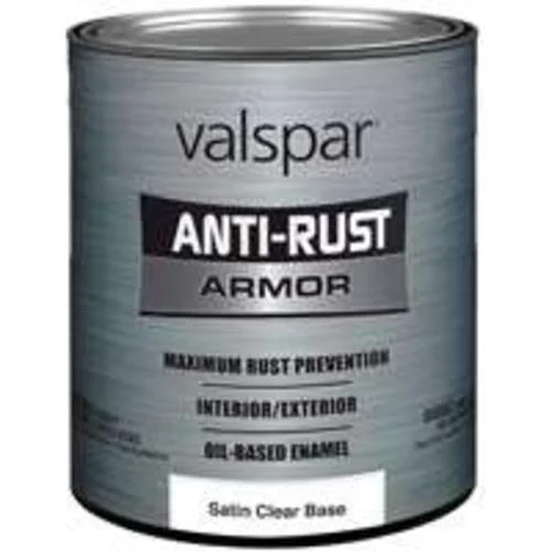 Valspar 044.0021883.005 Clear Base Anti Rust Armor Paint Quart