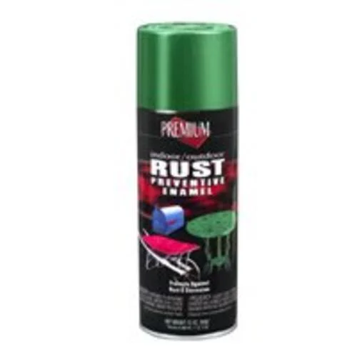 Premium RP1010 Rust Prevent Spray Hunter Green 12 Oz for Metal Protection