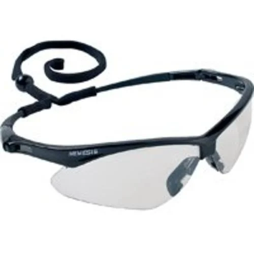 Jackson 3000357 Nemesis Safety Glasses with Black Frame and Indoor/Outdoor Lens