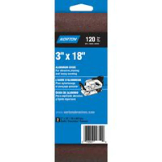 Norton 07660702244 3x18 Inch Power Sanding Belt for Wood and Metal