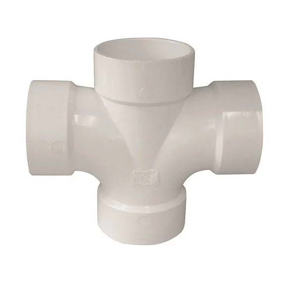 Genova 192188 Sanitary Tee 2 Inch x 1-1/2 Inch PVC Drainage Fitting