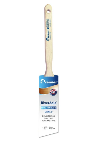 Premier 17250 Riverdale Angle Sash Paint Brush 1.5 Inch Trim Work