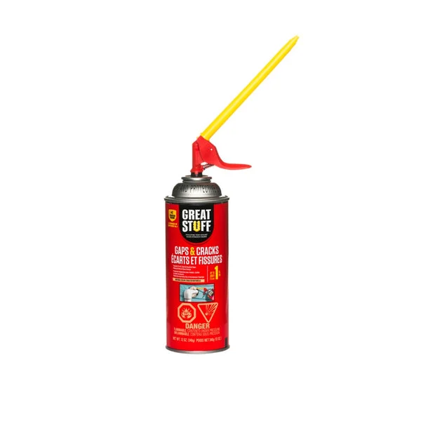 Great Stuff 99108824 Gaps & Cracks Polyurethane Foam Insulating Sealant 12 Oz Ivory
