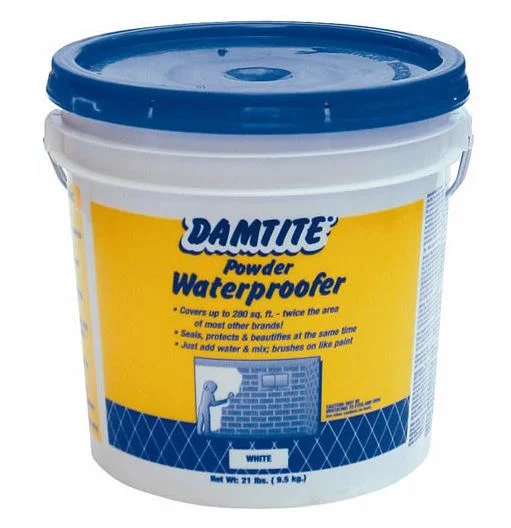 Damtite 01211 Waterproof Powder White 21lb for Sealing