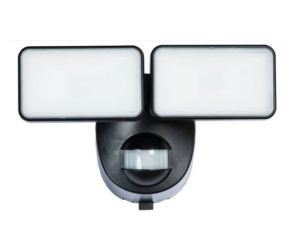 Health Zenith HZ-7161-BK Motion Security LED Light Black 180 Degree Sensing Outdoor Lighting