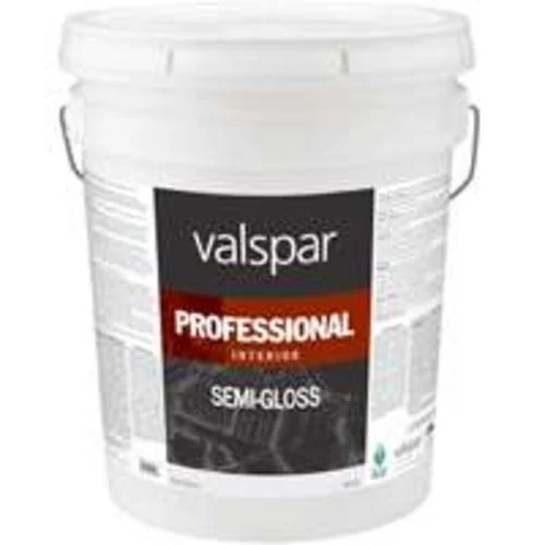Valspar Professional Interior Latex Semi Gloss Paint 5 Gallon Natural Base