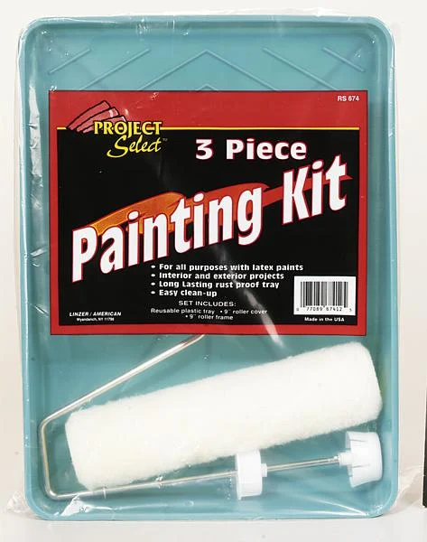 Linzer RS674 Roller and Tray Set 3 Pieces for Smooth Painting