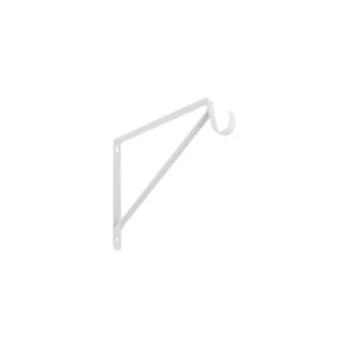 Stanley 820225 11x12-5/8 Inch Shelf and Closet Rod Bracket White for Home Organization
