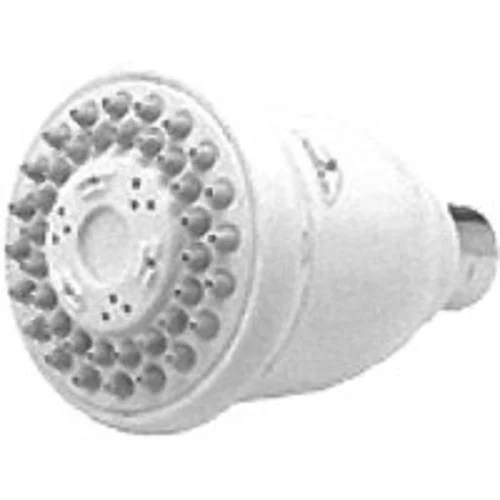 Whedon RAI210-42 4-Position Massage Shower Head White High Pressure Water Saving
