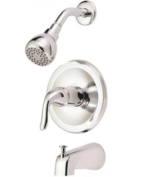 Boston Harbor TQ-F1214517CP Single Handle Tub and Shower Faucet Chrome Finish