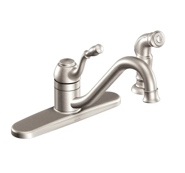 Moen CA87009SRS Lindley Kitchen Faucet with Side Spray 1.5 GPM Chrome Finish