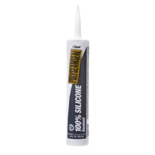 Henkel 1508975 Polyseamseal Silicone Rubber Sealant White 10 Oz Waterproof Adhesive