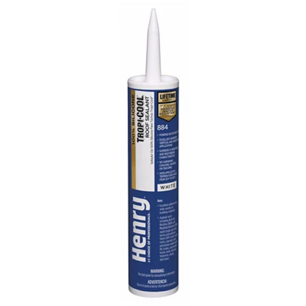 Henry HE884004 Tropi-Cool Silicone Roof Sealant White 10.1 OZ