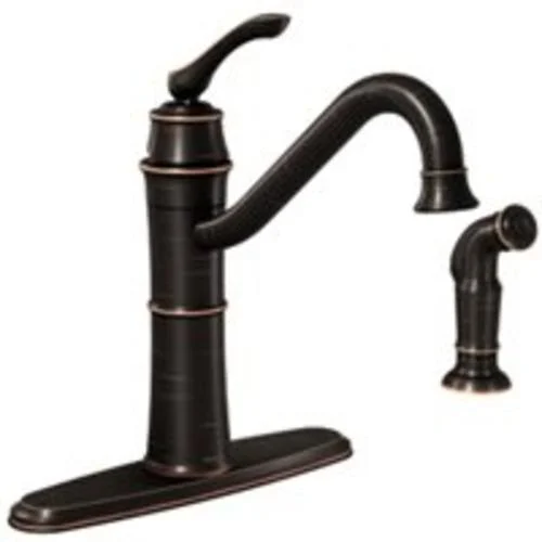 Moen 87999BRB Bronze Wetherly Single-Handle Kitchen Faucet