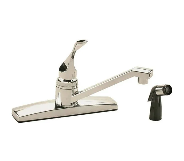 Toolbasix PF8111A Kitchen Faucet Single Handle with Spray Pull-Down Stainless Steel Sink Fixture