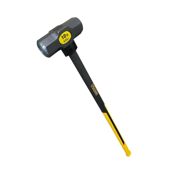 Vulcan Sledge Hammer with Fiberglass Handle 10 lb for Demolition and Construction