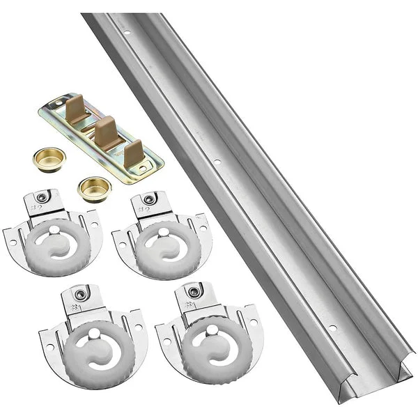 National Hardware N343-079 By-Passing Door Hardware Galvanized 60 Inch