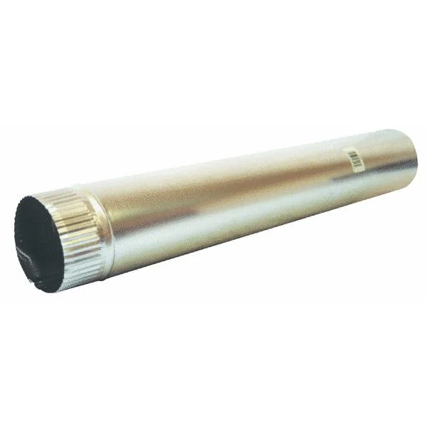 Dundas Jafine P4E20ZW 4 Inch x 24 Inch Aluminum Snap Lock Pipe for HVAC