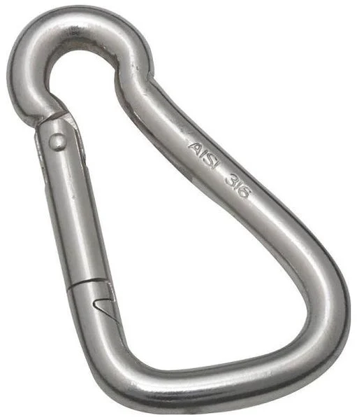 Baron S24502-7/16 Stainless Steel 3/4x4-3/4 Inch Interlocking Spring Snap