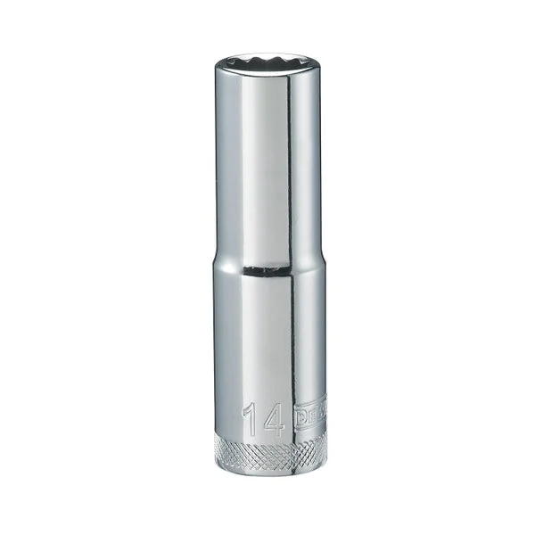 DeWalt DWMT74544OSP Polished Chrome Vanadium Deep Metric Socket 1/2 Inch 14 mm