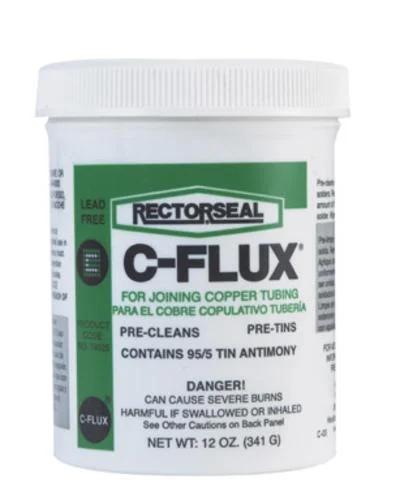 Rectorseal 74025 Soft Soldering C-Flux 12 Oz Plumbing Flux