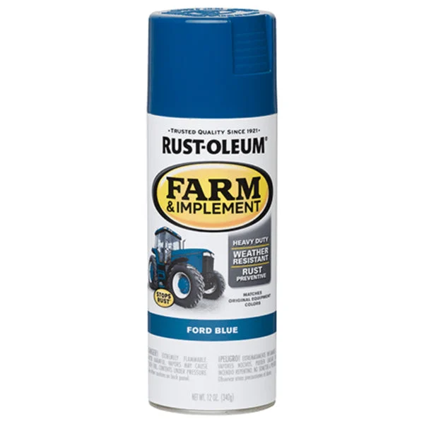 Rust-Oleum 280131 Specialty Farm & Implement Spray Paint Ford Blue 12 Oz