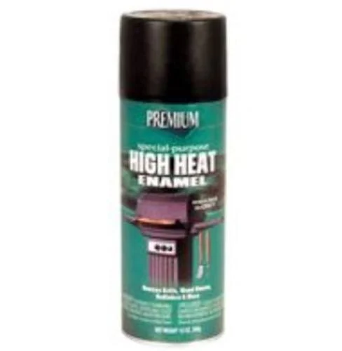 Premium 208416 Barbecue Spray Paint 12 Oz Black for Grill Restoration