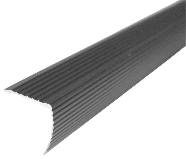 M-D Building 43310 Fluted Stair Edge Metallic 1.125 Inch H x 1.22 Inch W x 36 Inch D
