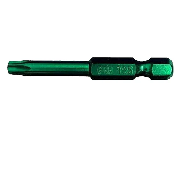 GRK 86443 Star Bit Drive T-25 2 Inch Green 25 Piece