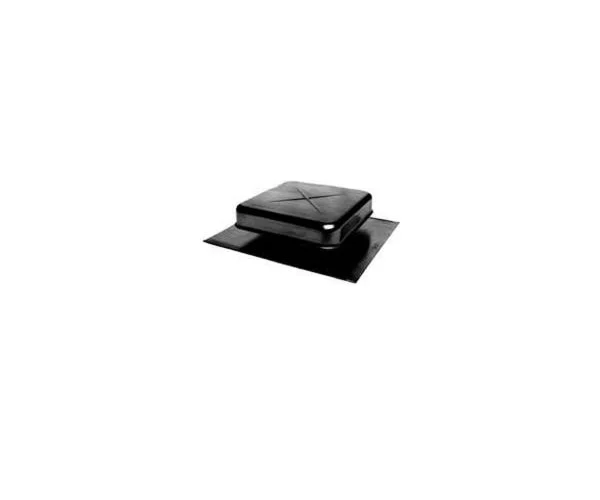 Lomanco 550B Pan Style Static Roof Ventilator Aluminum Black 9 Inch