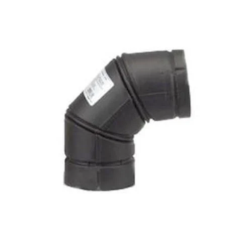 Selkirk 243231B/24230B Type L 3-Inch Black Vent Stove Pipe Elbow